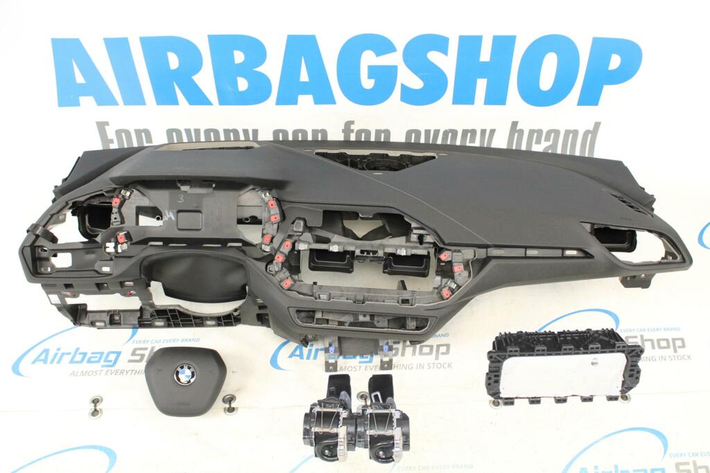 Afbeelding 2 van Airbag set - Dashboard HUD witte stiksels BMW 2 serie F44