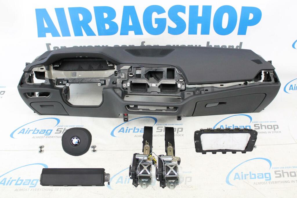 Afbeelding 1 van Airbag set Dashboard M HUD blauw stiksels BMW 3 serie G20