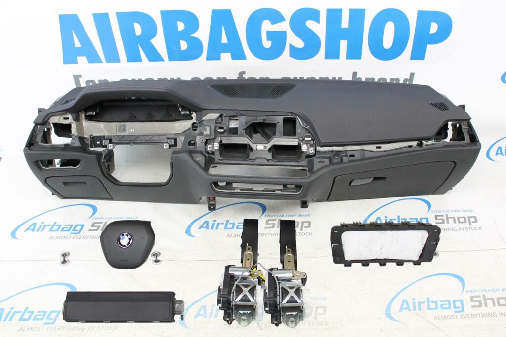 Afbeelding 1 van Airbag set Dashboard HUD blauw stiksels BMW 3 serie G20
