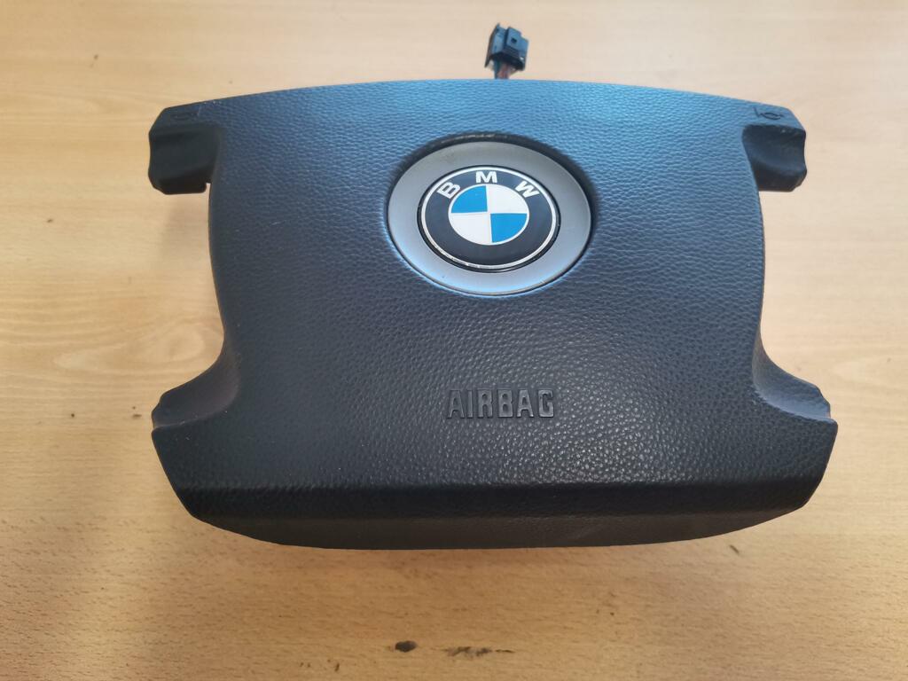 Afbeelding 1 van Stuurairbag blauw leer BMW 7-serie E65 E66 E67 32346773689