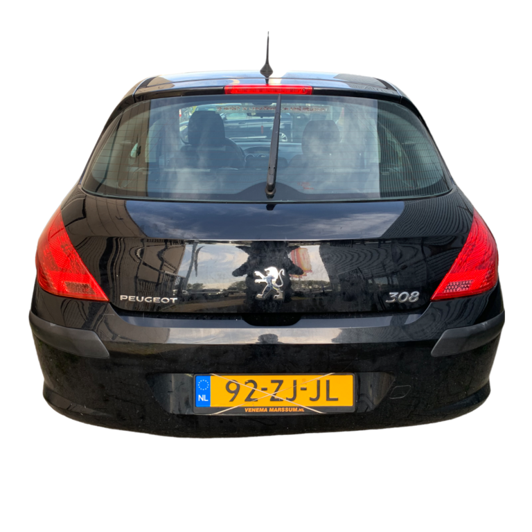 Afbeelding 1 van Peugeot 308 I ('07-'15) Achterbumper zwart KTVD hatchback