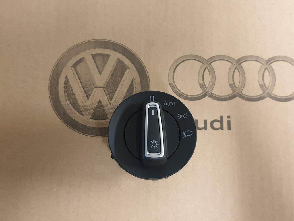 Afbeelding 1 van VW SEAT SKODA Lichtschakelaar chroom 5G0941431BJ AUTO LAMP
