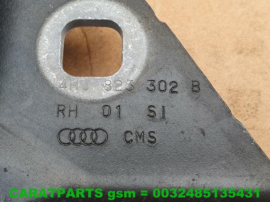 Afbeelding 6 van 4H0823301B 4H0823302B Audi A8 motorkap scharnier A8 D4 4H