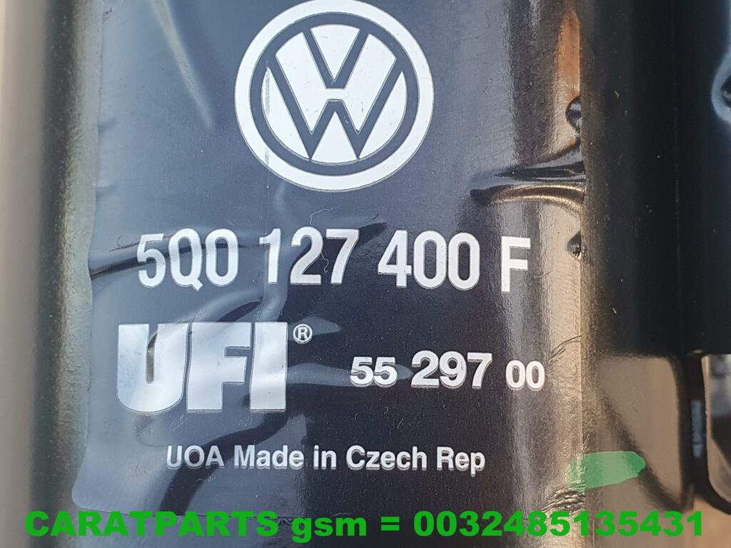 Afbeelding 8 van 5Q0127400F behuizing branfstoffilter huis VW Audi Seat Skoda