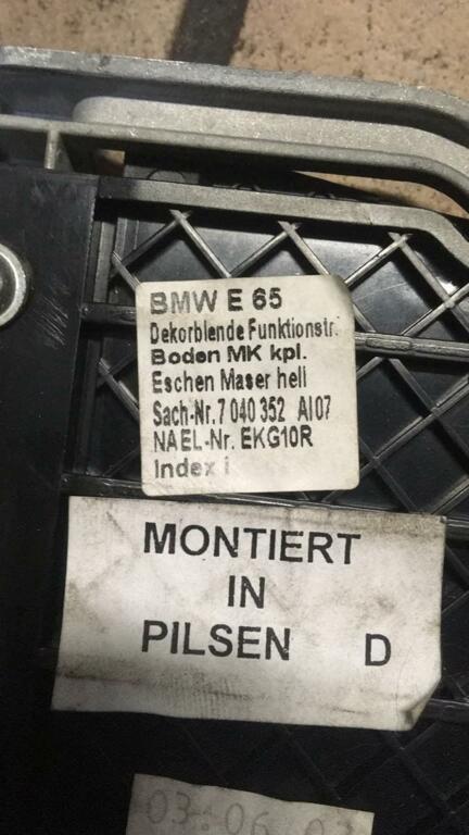 Afbeelding 4 van Asbak bruin essenhout  BMW 7 serie E65 E66 51167040352