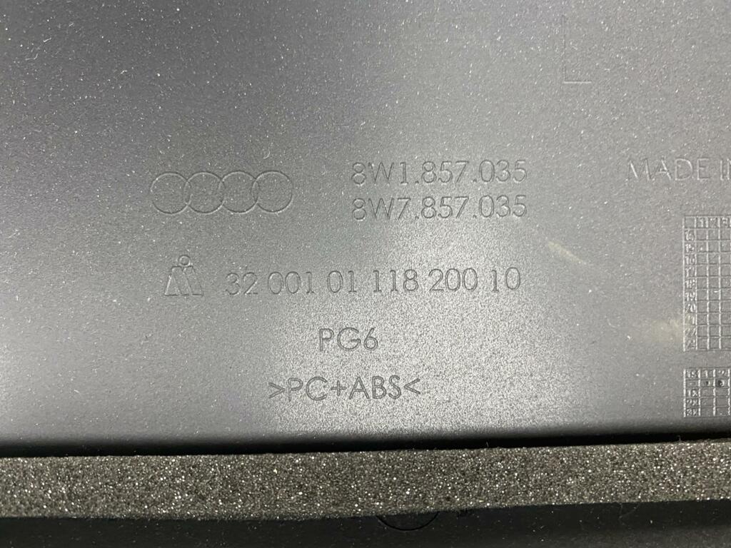 Afbeelding 4 van Dashboardkastje Audi A4 B9 ORIGINEEL 8W1857035