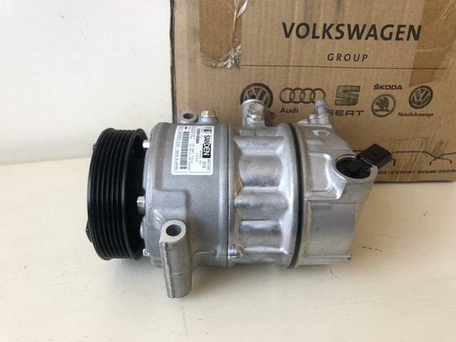 Afbeelding 1 van Aircocompressor origineel VW VAG Sanden PXE16 1K0820808F