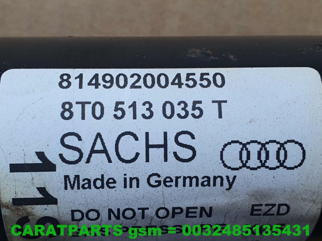 Afbeelding 4 van 8T0513028BQ 8T0513035T Audi A5 schokdemper A5 = 2008-2016