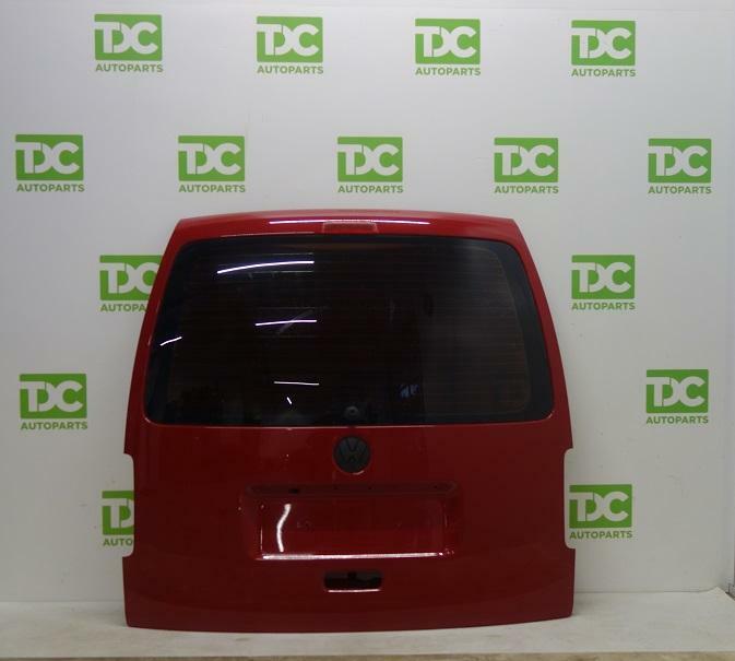 Afbeelding 1 van Volkswagen Caddy ('03-'15) Achterklep rood met ruit