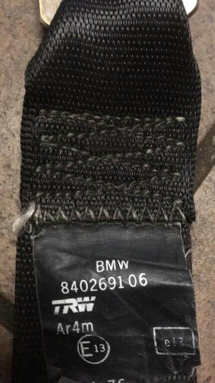 Afbeelding 2 van Veiligheidsgordel linksachter zwart BMW X5 E53 72118402691