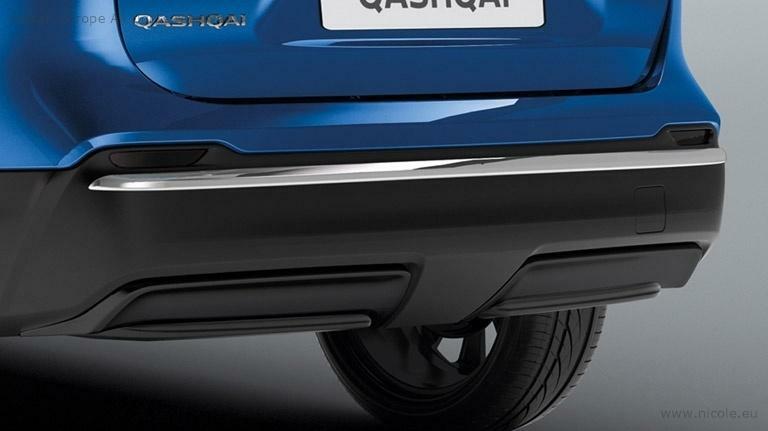 Afbeelding 1 van Sierlijst bumper achter chroom Nissan Qashqai ('18->)