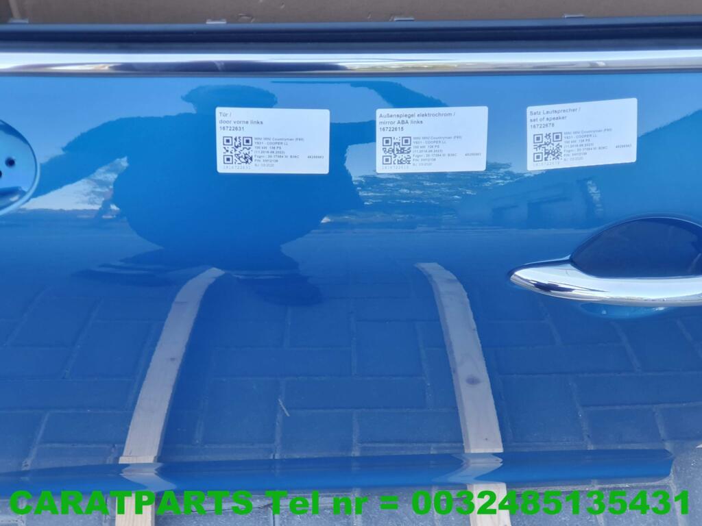 Afbeelding 12 van 7438595 F60 portier f60 deur mini countryman C2M Island Blue