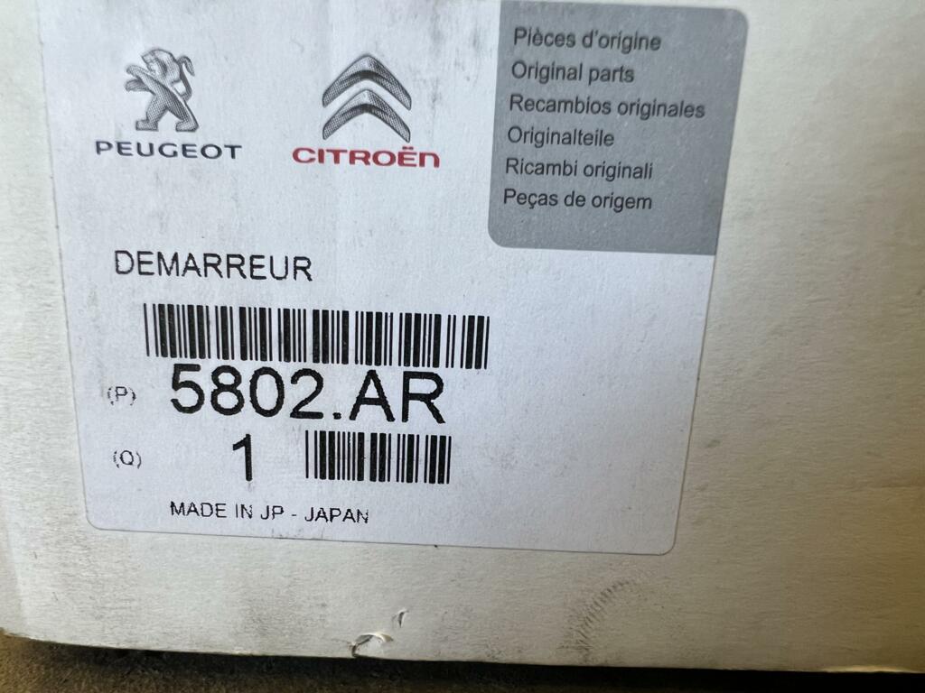 Afbeelding 4 van Startmotor nieuw  in doos Citroën Peugeot 1.6 THP V755001780