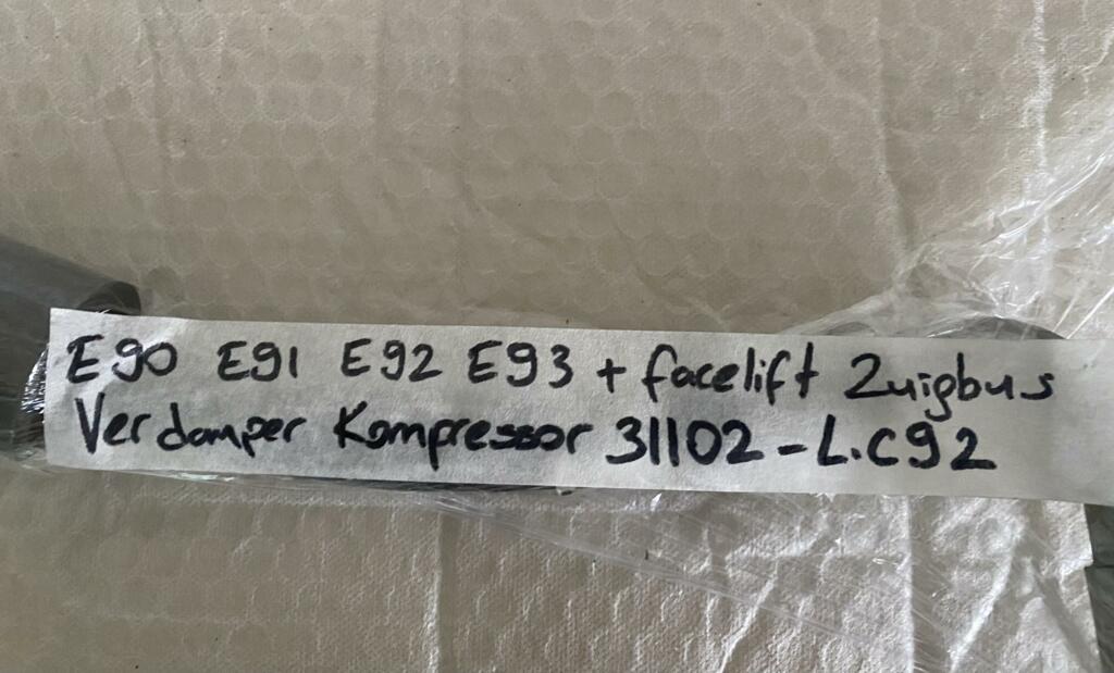 Afbeelding 4 van E90 Zuigbus Verdamper Kompressor 3 Serie 6929811 BMW 31102