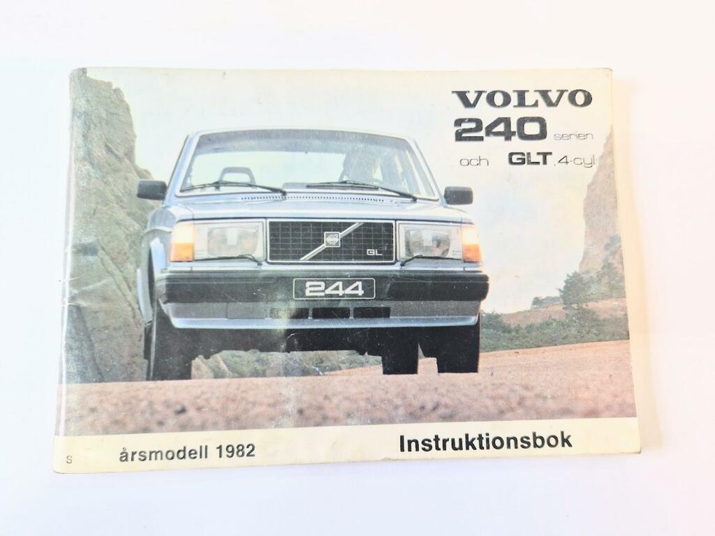 Afbeelding 1 van Instructieboekje Volvo 240 1982 Zweeds