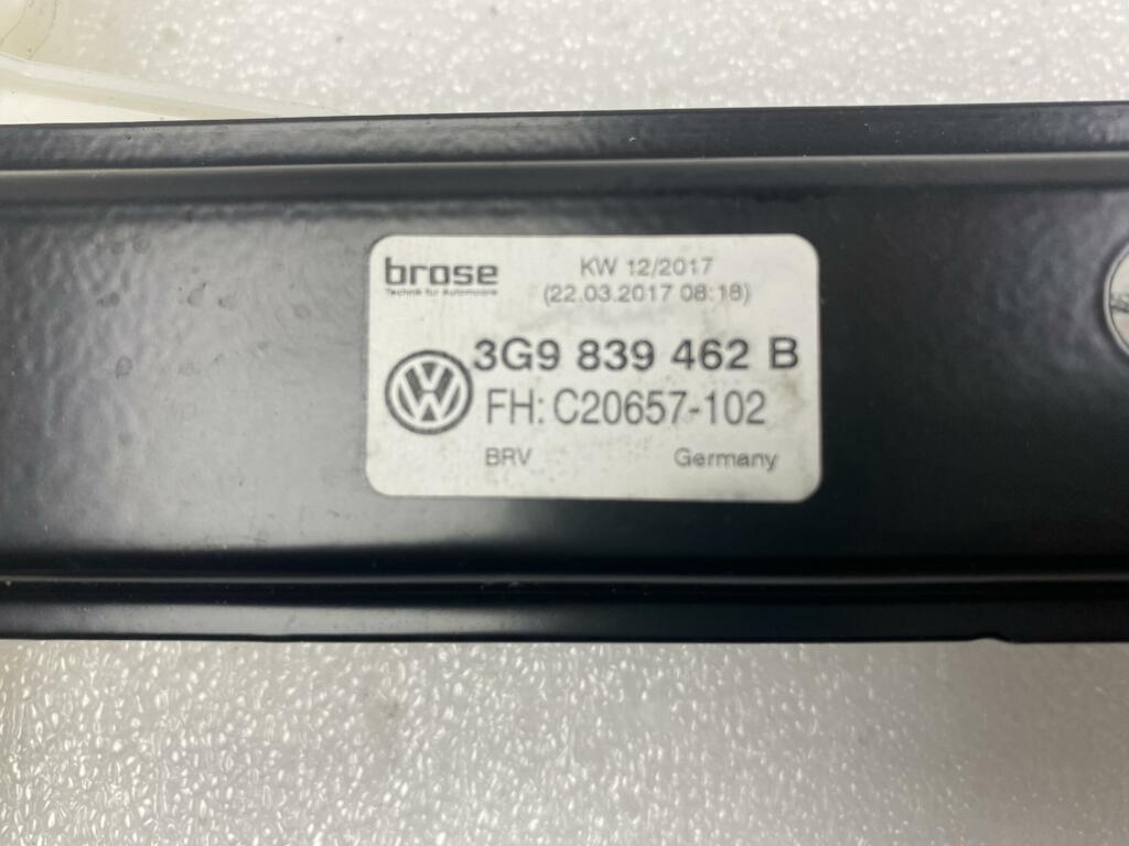Afbeelding 4 van Raammechanisme Volkswagen Passat Variant B8 ORIG 3G9839462B