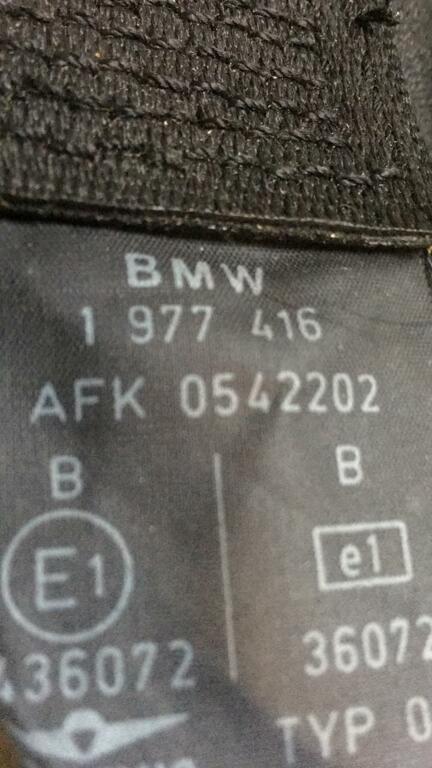 Afbeelding 2 van Veiligheidsgordel BMW E36 achter 72111977416