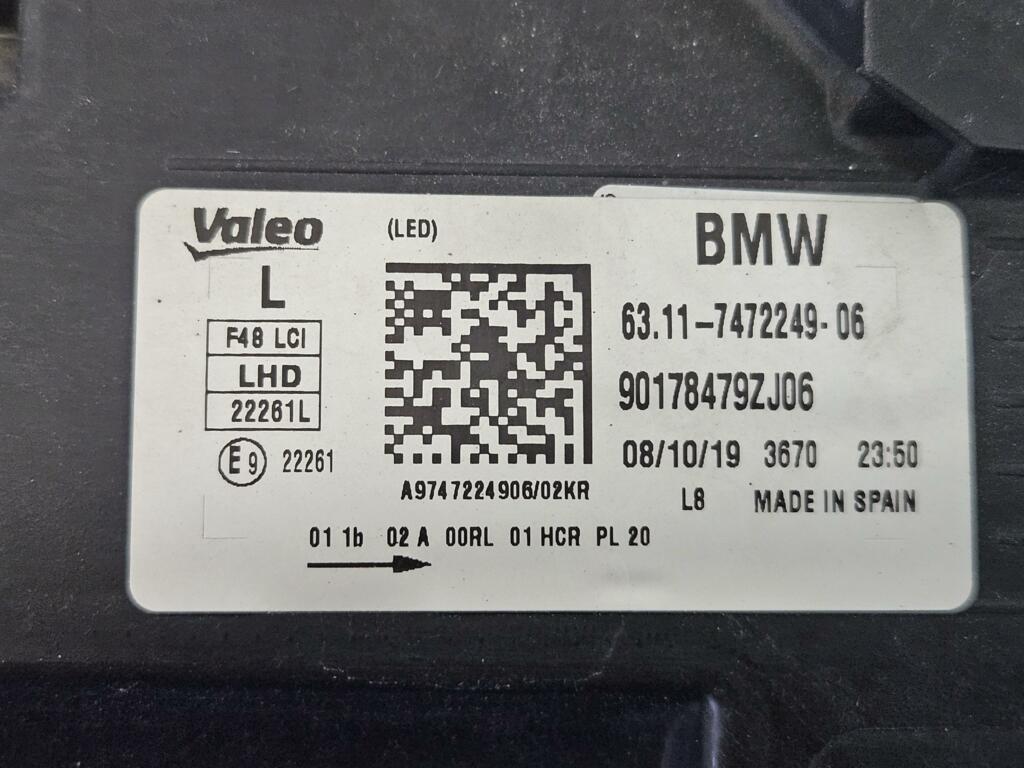 Afbeelding 4 van Koplamp BMW X1 F48 LCI Facelift Voll LED ('19-22) 7472249-06