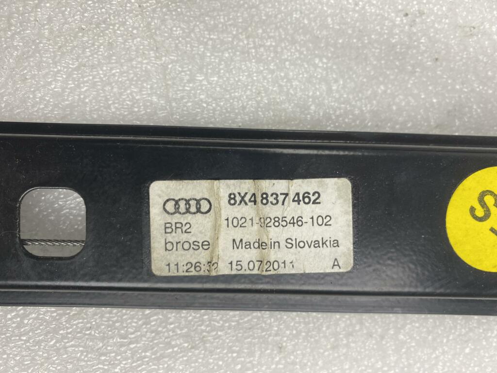 Afbeelding 4 van Raammechanisme Rechts Voor Audi A1 Sportback 8X4837462