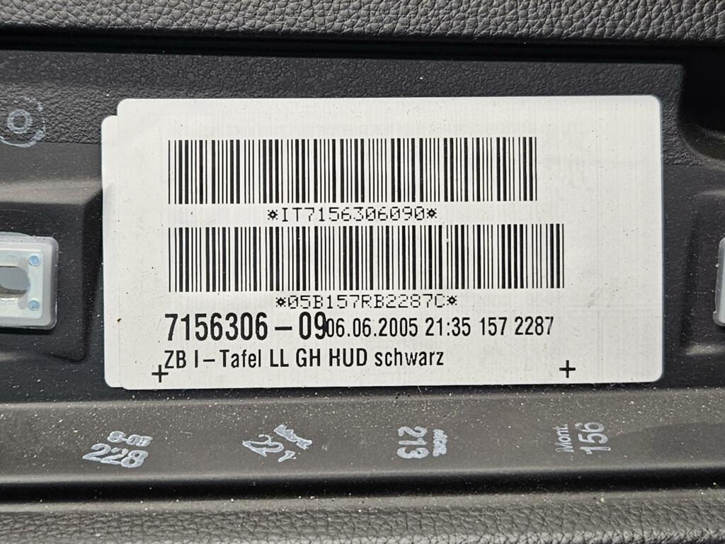 Afbeelding 11 van Dashboard BMW 5-serie E60 ('03-'07) 51457156306