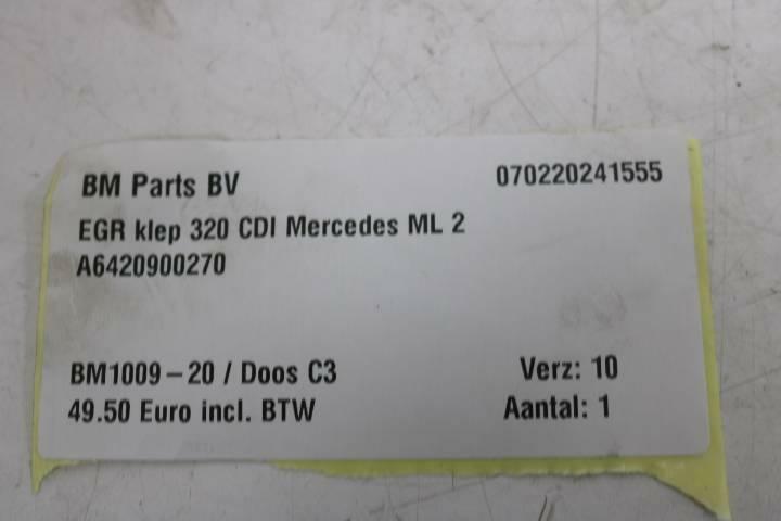 Afbeelding 5 van EGR klep 320 CDI Mercedes ML 2 A6420900270