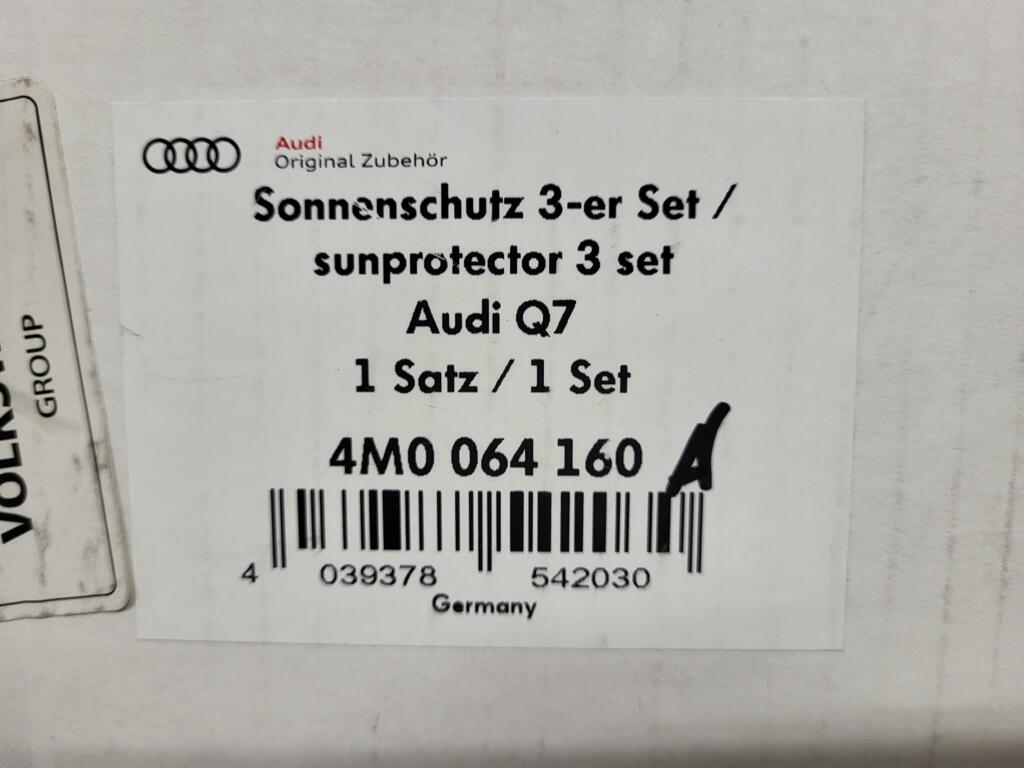 Afbeelding 11 van Zonwering Audi Q7 4M 4M0064160A ZONNESCHERM ACHTER DEUR R+L
