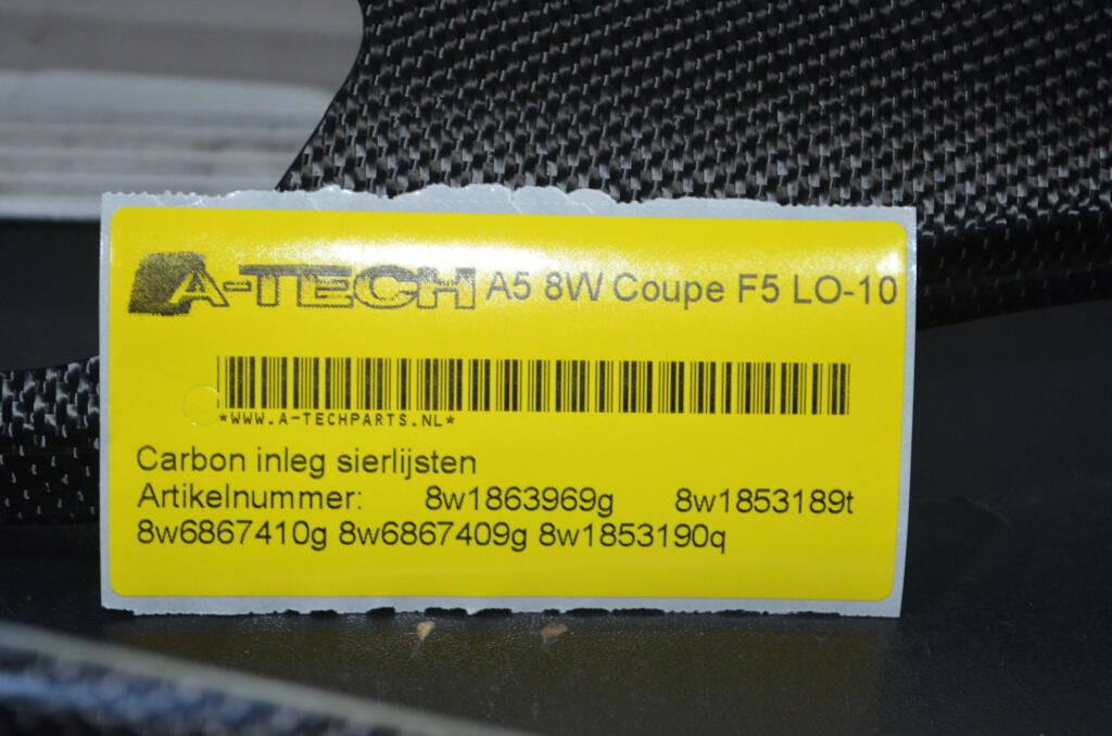 Afbeelding 5 van Sierlijst Carbon Audi A5 F5 Coupe LO-10 8w1863969g
