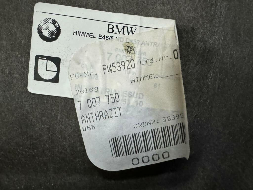 Afbeelding 2 van Dakhemel antraciet BMW 3-serie Compact E46 7007750