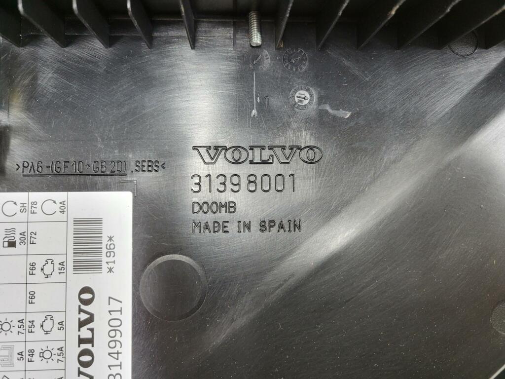 Afbeelding 3 van Afdekkap zekeringkast Volvo V90/S90/V60/XC (16-'22) 31398001