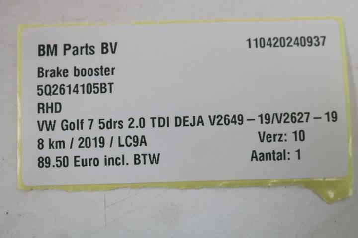 Afbeelding 7 van Rembekrachtiger VW Golf 7 5Q2614105BT