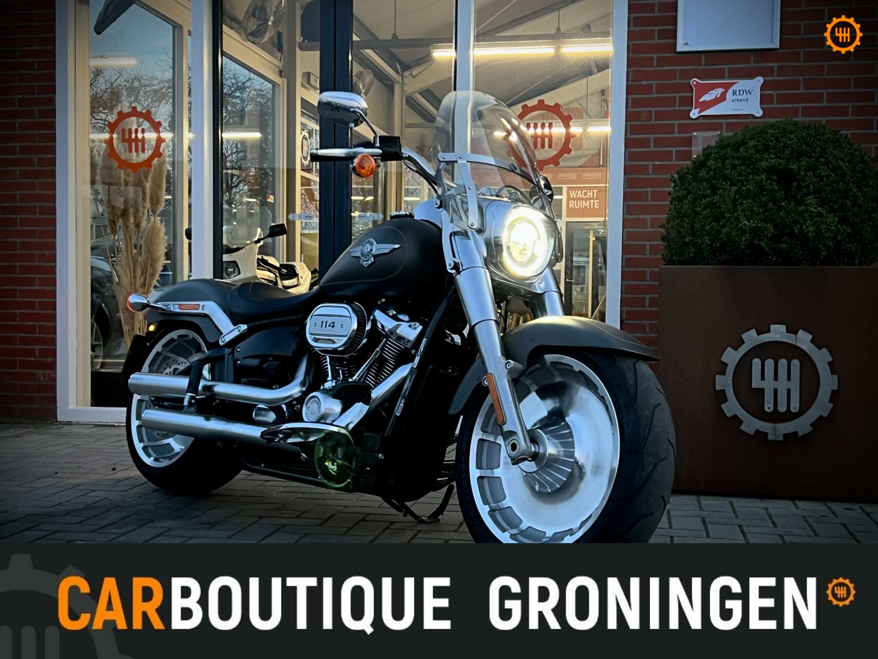 Caroutlet Groningen - Harley Davidson 114 FLFBS Softail FATBOY | 3100KM | VANCE & HINES | 2019