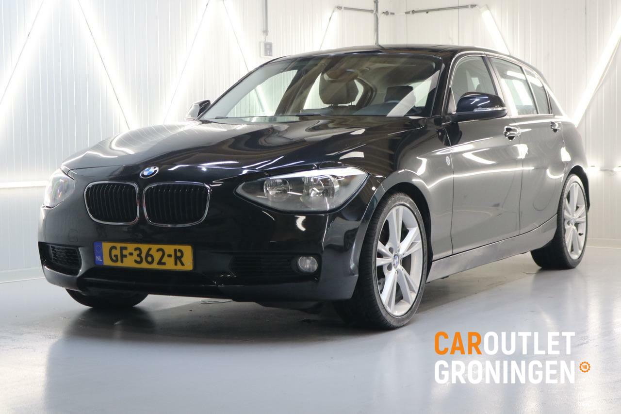 Caroutlet Groningen - BMW 1-serie 118i Business+ | 5DRS | FULL LEDER | NAVI | OPEN DAK