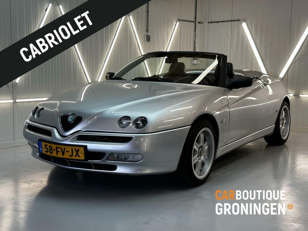Caroutlet Groningen - Alfa Romeo Spider 1.8-16V T.Spark | DB-RIEM VV |  LEDER | AIRCO