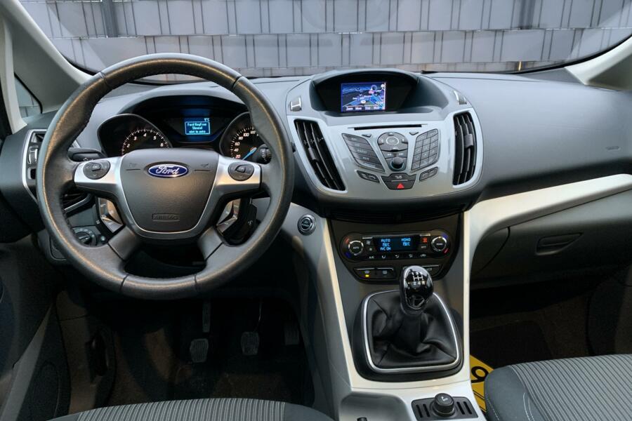 Ford Grand C-Max 1.6 Titanium PANORAMADAK|NAVIGATIE|DODEHOEK-ASSISTENTIE|PARKEERSENSORS|ELEKTRISCHE-ACHTERKLEP