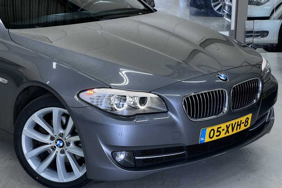 BMW 5-serie 520i High Executive Open Dak Leder Navi Flippers