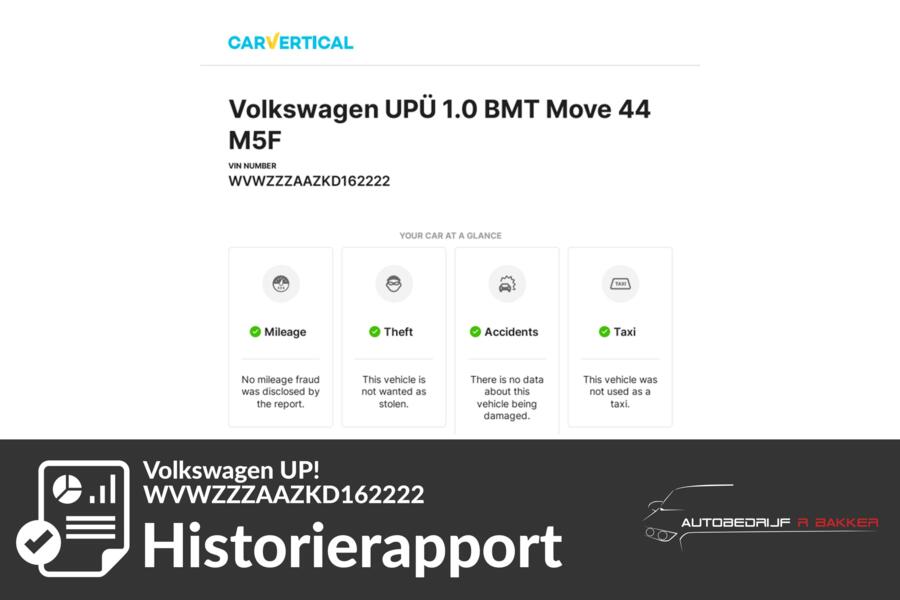 Volkswagen Up! 1.0 BMT move up! // All-in Prijs incl. Garantie! - All Season Banden