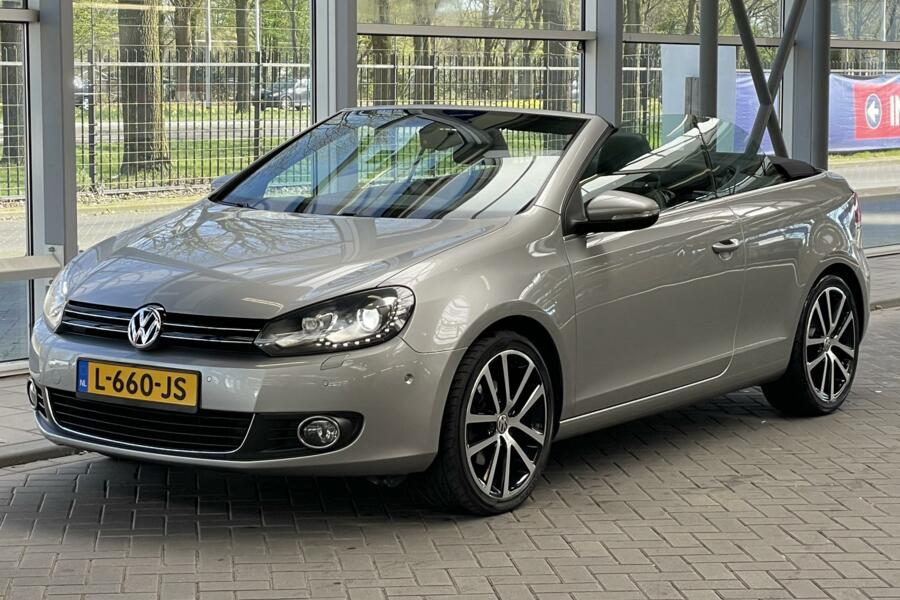 Vw Golf Cabrio 1.4 TSI Automaat Leder Navi Luxe Top staat !