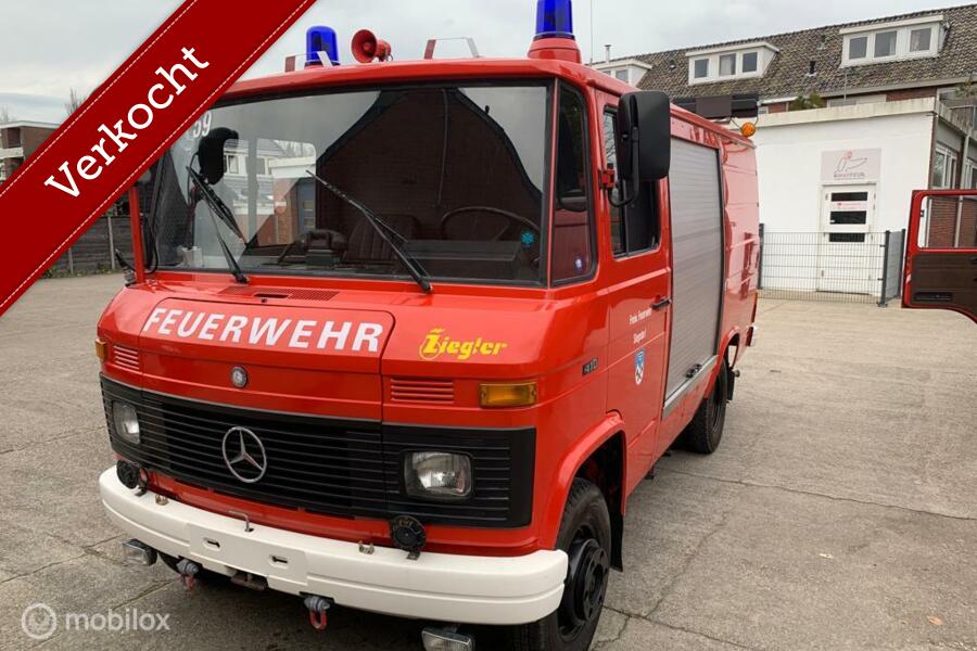 Verkocht Mercedes 410 benzine 16594 km camper brandweer