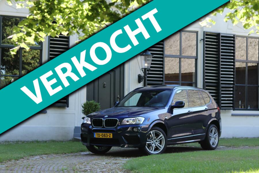 BMW X3 35d 313PK X-Drive Head-up Xenon Panoramadak Sportstoelen Trekhaak
