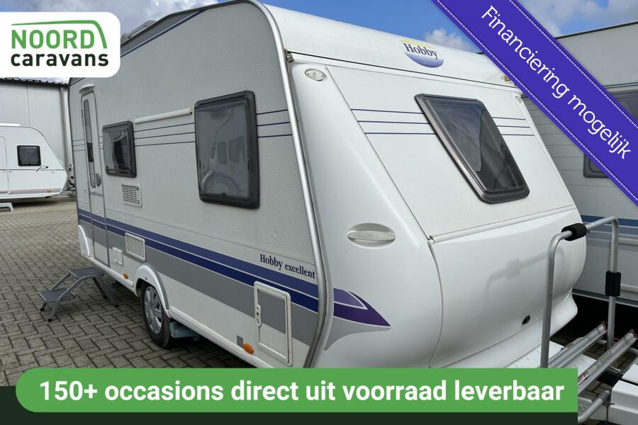 HOBBY EXCELLENT 410 VOORTENT + MOVER + FRANSBED + DOUCHE