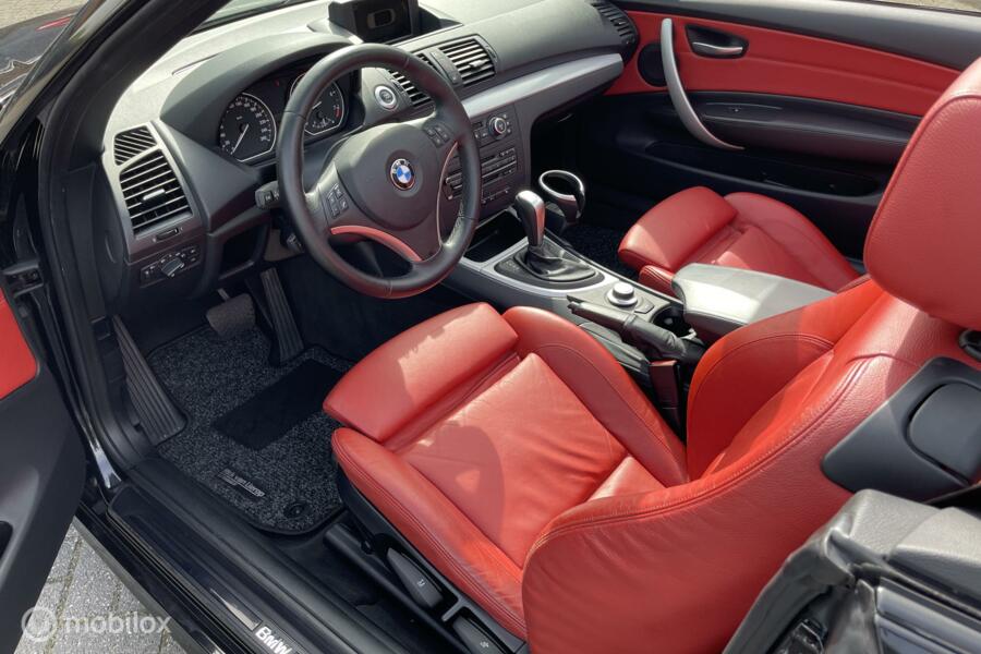 BMW 1-serie Cabrio 125i High Ex.|RIJKLAAR|LEER|S.STOELEN|PDC