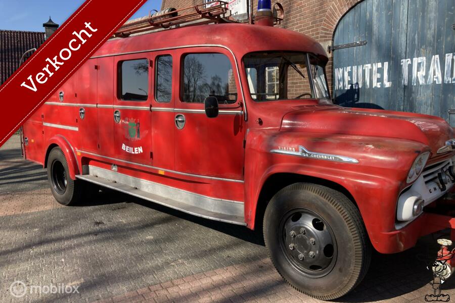 Chevrolet apache 60 viking brandweer firetruck v8