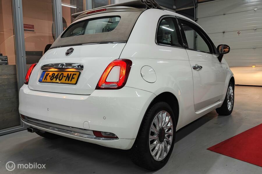 Fiat 500 1.2 CABRIOLET BJ 2020! LED NAVI CRUISE CLIMATE CONTROL DAB+  BLEUTOOTH VELGEN PDC VEEL OPTIES