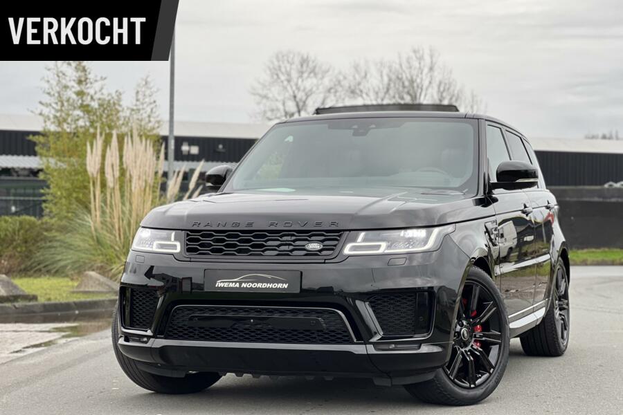 Land Rover Range Rover Sport 2.0 P400e HSE Dynamic BLACK|Panoramadak|Luchtvering|Camera 360°|Laser LED|Apple Carplay|