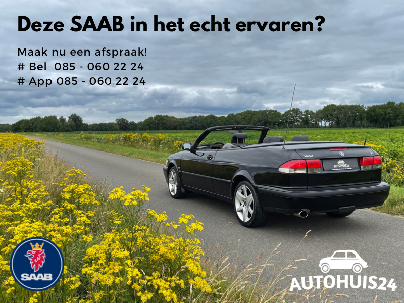 Saab 9-3 Cabrio 2.0T 185pk  bj2001 NL-AUTO HIRSCH