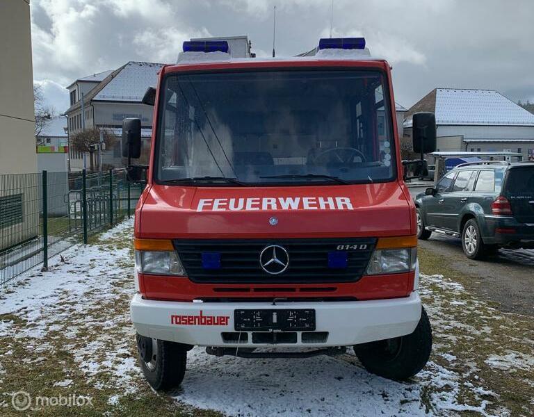 Mercedes 814  4x4   22.129 KM nieuw brandweer Expeditie