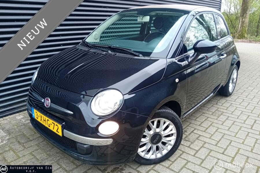 Fiat 500 C 0.9 TwinAir Turbo Lounge Cabrio, Airco, Blue&me, Centrale vergrendeling