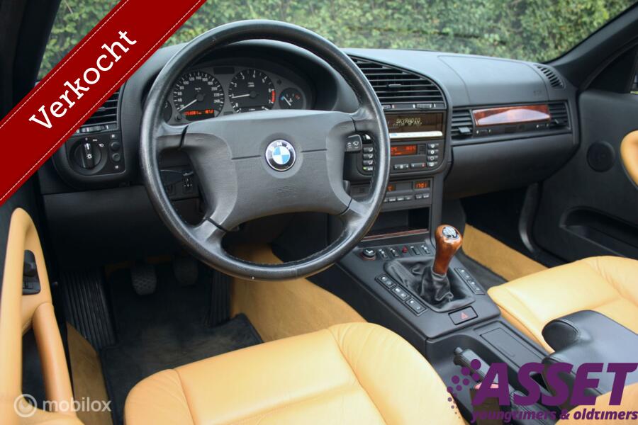 Unieke youngtimer BMW 318i Cabrio E36 Executive | 53dkm NAP!