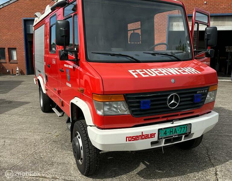 Mercedes 814  4x4   22.129 KM nieuw brandweer Expeditie