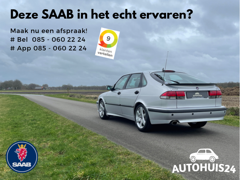 Saab 9-3 2.0T SE Anniversary 2002 250pk NL-GELEVERD TOPCONDITIE
